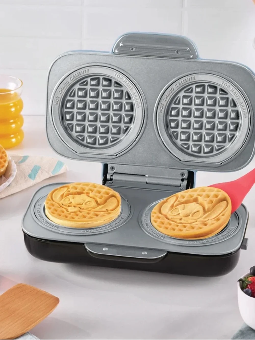 Disney Dash Stitch Double Mini Waffle Maker System